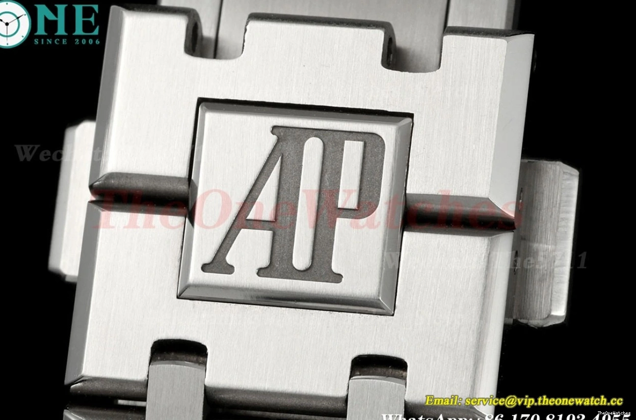 TKF Royal A4302 41mm Clone Super SS Black Dial 15500 Oak SS 0322